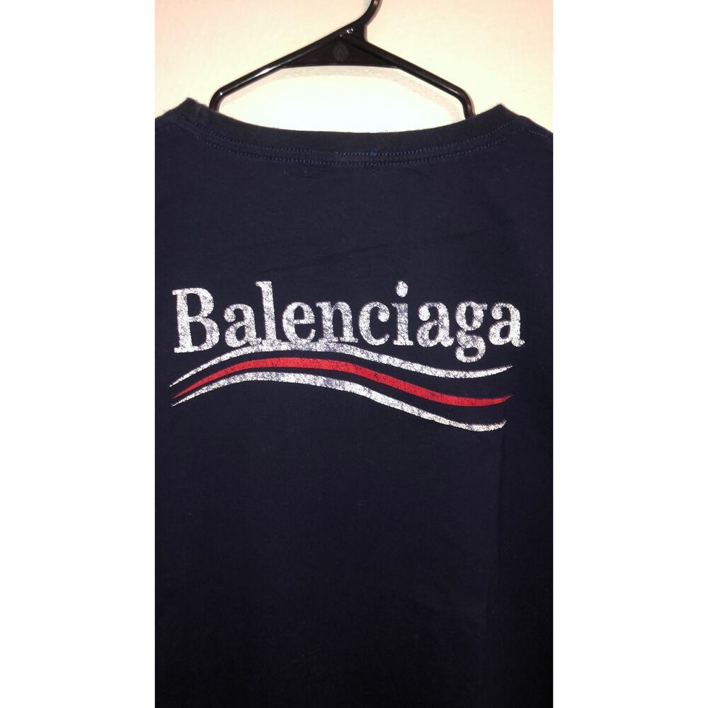 Balenciaga Campaign tee blue Small